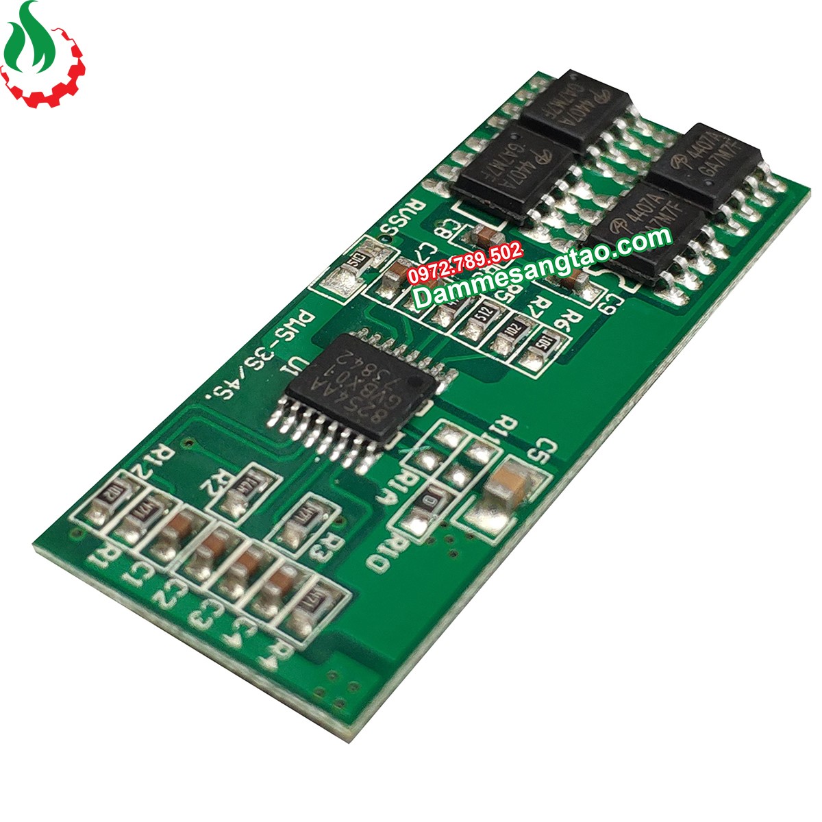 Mạch 4S 14V-8A bảo vệ pin Li-ion 3.7V ghép sạc với mạch zin 514