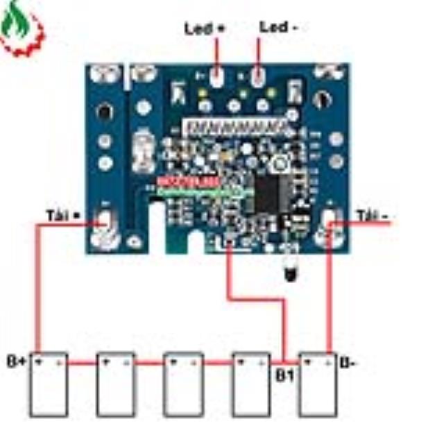 Vỏ pin makita 18V Li-ion 3.7V nhận sạc zin