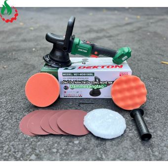 Máy đánh bóng lệch tâm pin 21V Dekton M21-MDB150BL (Không chổi than)