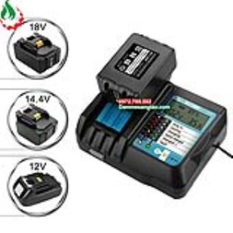Sạc pin Makita 14V 18V DC18RF LCD có cổng USB