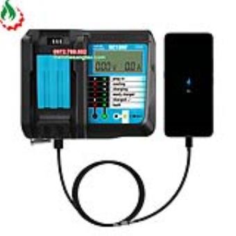 Sạc pin Makita 14V 18V DC18RF LCD có cổng USB
