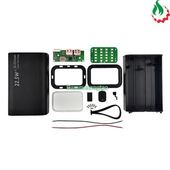 Box sạc dự phòng 6 cell 21700 (L300) sạc nhanh 22.5W