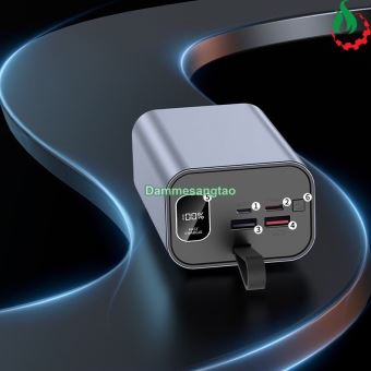 Box sạc dự phòng 6 cell 21700 (L300) sạc nhanh 22.5W