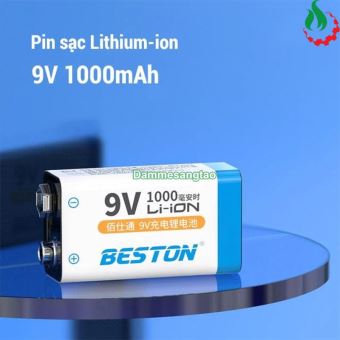Pin sạc Beston 9V Li-on dung lượng 1000mah
