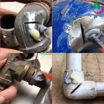 Keo dán đa năng 2 thành phần dán sắt thép kim loại chịu nhiệt độ cao