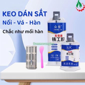 Keo dán đa năng 2 thành phần dán sắt thép kim loại chịu nhiệt độ cao
