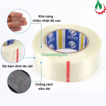 Băng keo sợi thủy tinh cách nhiệt chịu nhiệt độ cao