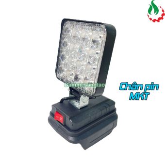 Đèn LED siêu sáng pin 18V 4inch chân pin Makita DeWALT Milwaukee