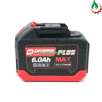 Pin Drama Plus 21V 6AH chân pin Makita (15 cell 18650)