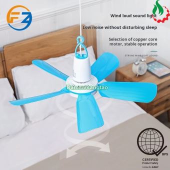 Quạt treo trần mini 5 cánh 820 sải cánh 50cm không tiếng ồn 220V