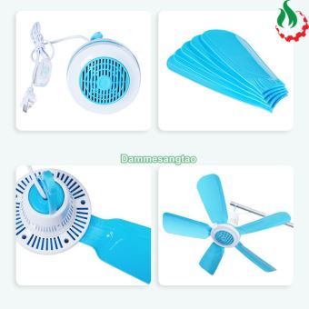 Quạt treo trần mini 5 cánh 820 sải cánh 50cm không tiếng ồn 220V