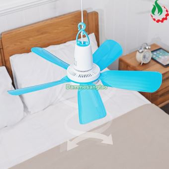 Quạt treo trần mini 5 cánh 820 sải cánh 50cm không tiếng ồn 220V