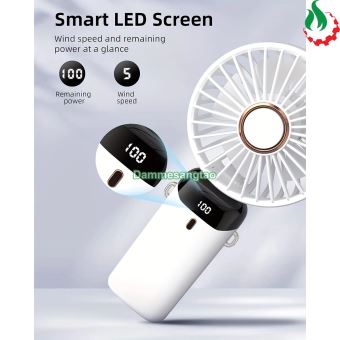 Quạt cầm tay di động mini tốc độ cao N15 5 cấp độ
