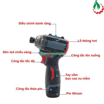 Máy bắn vít pin 14V không chổi than