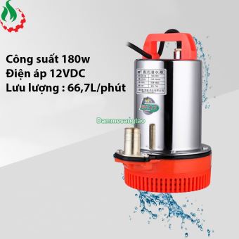 Bơm chìm 12V-24V công suất 180W 100Lít/Phút