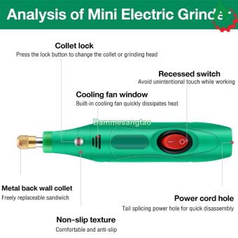 Máy mài điện mini đa năng 12V 13W 27 chi tiết
