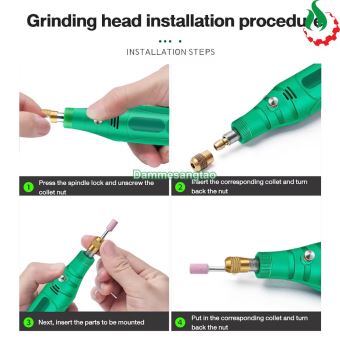 Máy mài điện mini đa năng 12V 13W 27 chi tiết