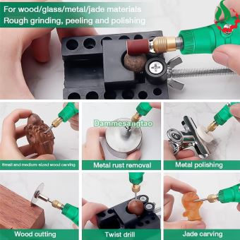 Máy mài điện mini đa năng 12V 13W 27 chi tiết