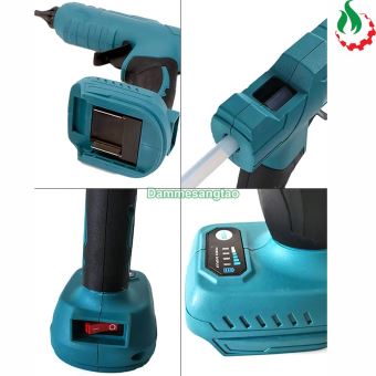 Súng bắn keo nến 18V chân pin phổ thông Makita (Tặng kèm 2 keo nến)