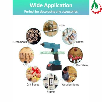 Súng bắn keo nến 18V chân pin phổ thông Makita (Tặng kèm 2 keo nến)