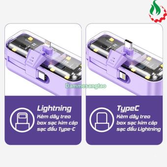 Box sạc dự phòng 1 cell 21700 công suất 10W (Box không pin)