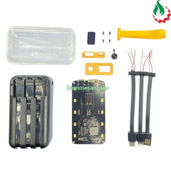 Box sạc dự phòng trong suốt 2 cell 21700 (Y296) Sạc nhanh 22.5W