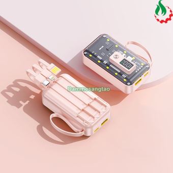 Box sạc dự phòng trong suốt 2 cell 21700 (Y296) Sạc nhanh 22.5W