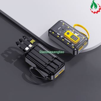 Box sạc dự phòng trong suốt 2 cell 21700 (Y296) Sạc nhanh 22.5W