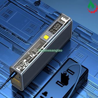 Box sạc dự phòng trong suốt 4 cell 21700 (K37V2.0 - Dẹp) sạc nhanh 22.5W