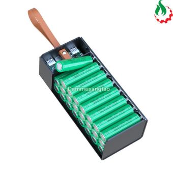 Box sạc dự phòng 21 cell 18650 sạc nhanh không dây QC3.0 22.5W - Qi 15W (Không pin)