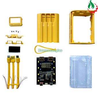 Box sạc dự phòng 3 cell 18650 (YM-690) sạc nhanh 22.5W