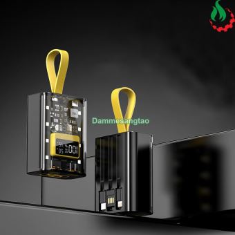 Box sạc dự phòng 3 cell 18650 (YM-690) sạc nhanh 22.5W