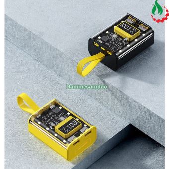 Box sạc dự phòng 3 cell 18650 (YM-690) sạc nhanh 22.5W
