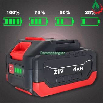 Pin đóng Makita 18V mạch sạc adapter vỏ chống sốc Mẫu 1 (Pin đóng Lishen hoặc tương đương)