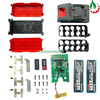 Vỏ pin Makita 18V 21700 adapter chống sốc (Kèm mạch)