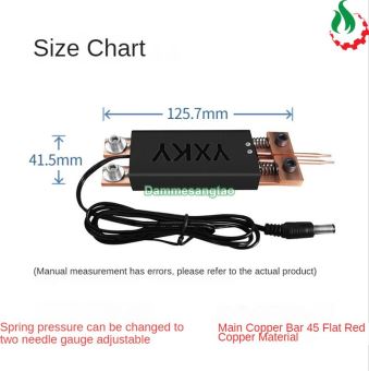 Tay hàn cell pin cân lực đồng đỏ (Có kim hàn)