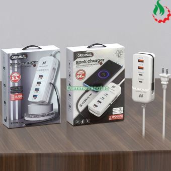 Bộ sạc nhanh đa năng 5in1 66W (2-USB 2-PD 1-Type C)