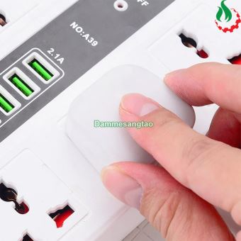 Ổ cắm điện đa năng tích hợp USB + 5U + 1PD A39