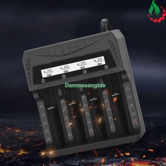 Sạc pin đa năng thông minh màn hình LCD MS-84ACD