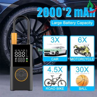 Máy bơm hơi pin màn hình hiển thị kỹ thuật số CZK-5641