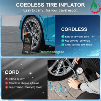 Máy bơm hơi pin màn hình hiển thị kỹ thuật số CZK-5641