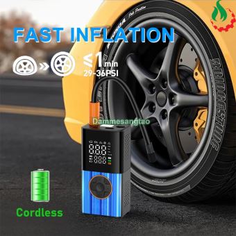 Máy bơm hơi pin màn hình hiển thị kỹ thuật số CZK-5641