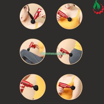 Máy massage cầm tay mini 6 cấp độ chuyên sâu