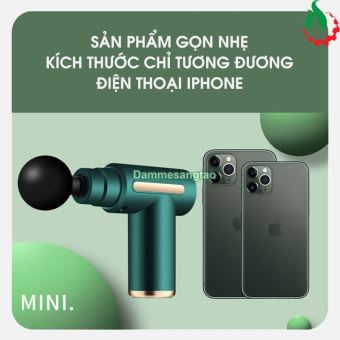 Máy massage cầm tay mini 6 cấp độ chuyên sâu