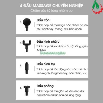 Máy massage cầm tay mini 6 cấp độ chuyên sâu