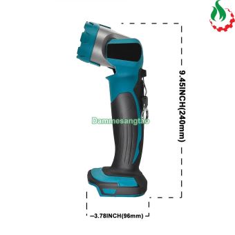 Đèn làm việc pin 18V chân pin Makita (Đầu đèn quay 180°)