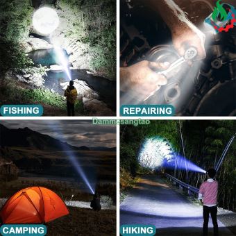 Đèn làm việc pin 18V chân pin Makita (Đầu đèn quay 180°)