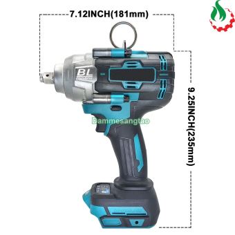 Máy siết bulong pin 18V Makita không chổi than 1000Nm (Mẫu 2)