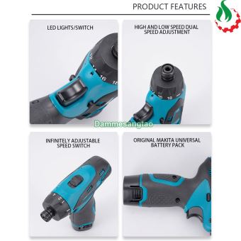 Máy bắn vít cấp trượt 12V động cơ chổi than