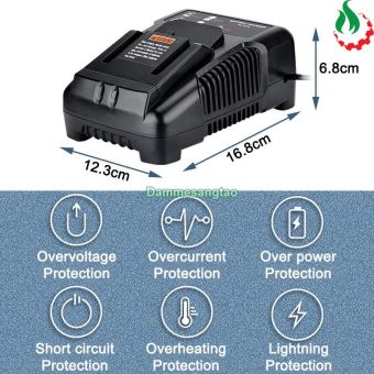 Sạc pin AEG Ridgid 14V-18V Li-on 3.7V nhận mạch zin (AL1218)